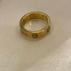 Cartier Gold and Black Band Ring